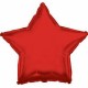 Звезда красный металлик 45 см.